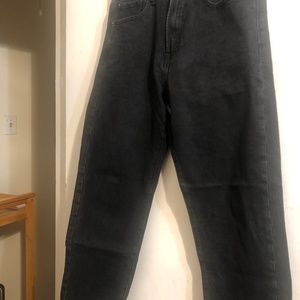 GAP 29/30 relaxed taper washed black jeans